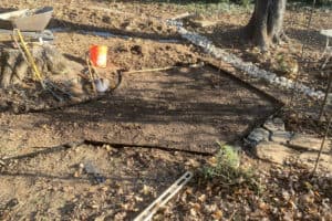 Building a oyster shell path. An easy DYI project